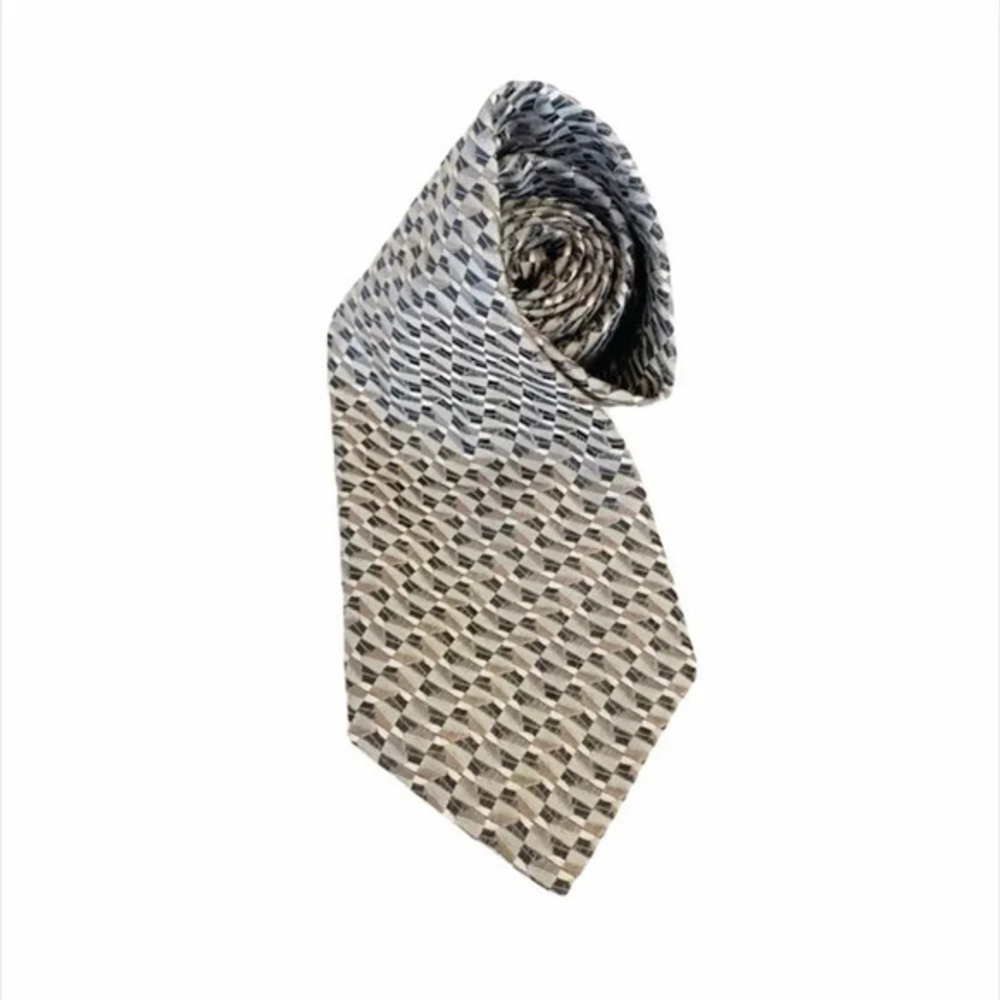 Pronto Uomo Firenze Men’s Silk‎ Neck Tie Gray New Wedding Prom Homecoming